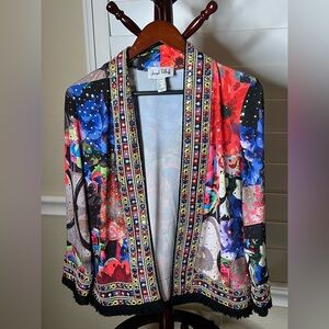 Joseph ribkoff blazer blouse multicolor new with no tags stunning